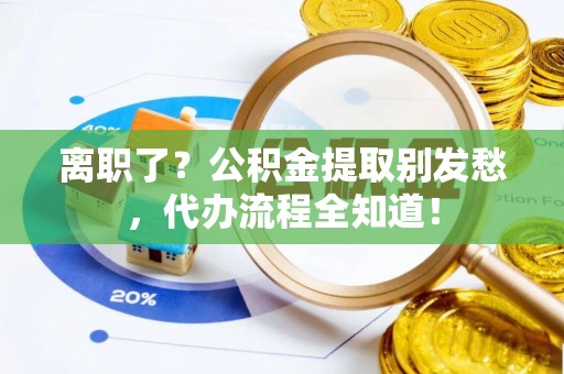资中离职了？公积金提取别发愁，代办流程全知道！