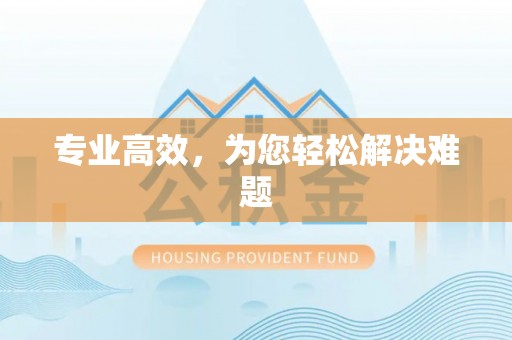 资中专业高效，为您轻松解决难题