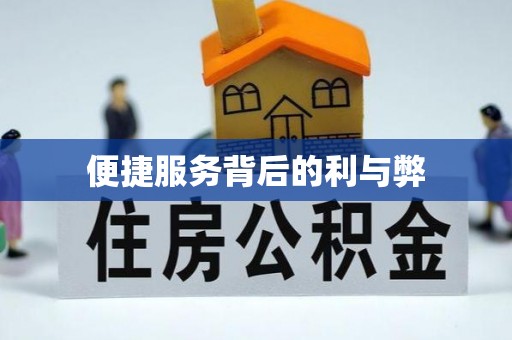 资中便捷服务背后的利与弊